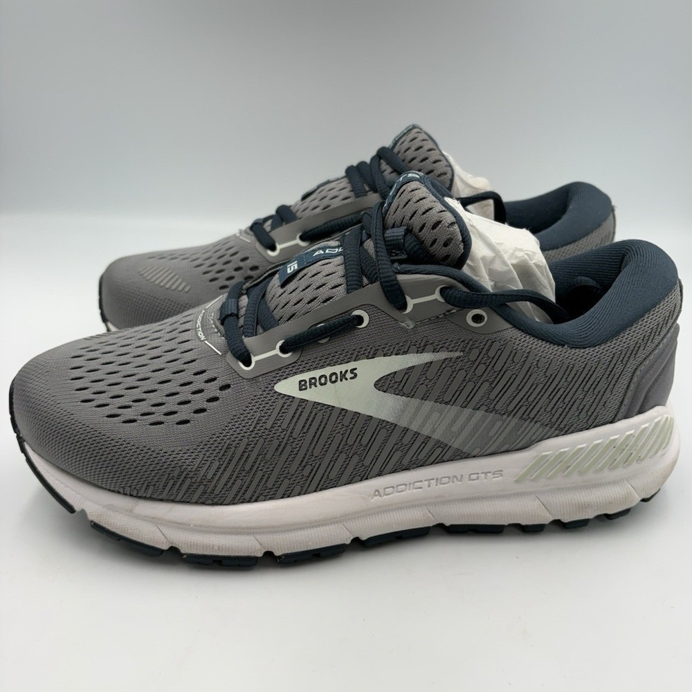Brooks Addiction GTS 15 Men's Gray/White/Black Low Top Lace-Up Mesh 1203521D099